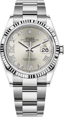 126234 Silver Roman VI IX Oyster