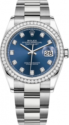 126284rbr Blue Diamond Oyster