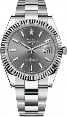 126334 Dark Rhodium Index Oyster