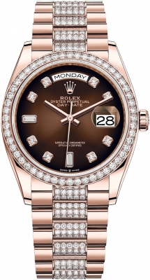 128345RBR Brown Graduated Diamond DB