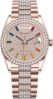 128345RBR Pave Rainbow DB