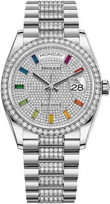 128349RBR Pave Rainbow DB