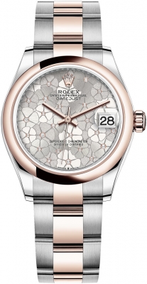 278241 Silver Floral Oyster
