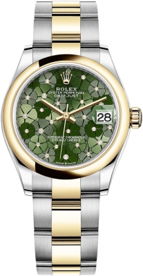 278243 Olive Green Floral Oyster