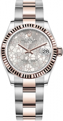 278271 Silver Floral Oyster