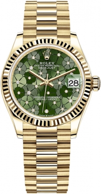 278278 Olive Green Floral President