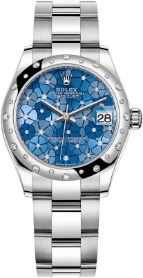 278344rbr Azzurro Blue Floral Oyster