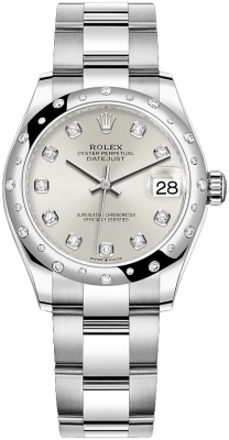 278344rbr Silver Diamond Oyster