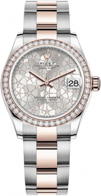 278381rbr Silver Floral Oyster