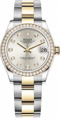 278383rbr Silver Diamond Oyster