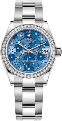 278384rbr Azzurro Blue Floral Oyster