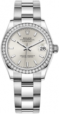 278384rbr Silver Index Oyster