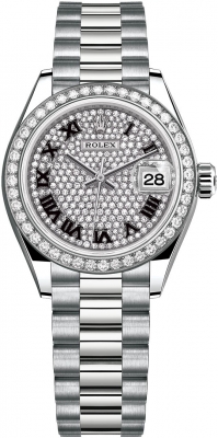 279139rbr Pave Black Roman President