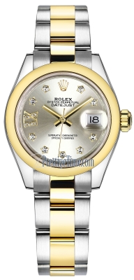 279163 Silver 17 Diamond Oyster