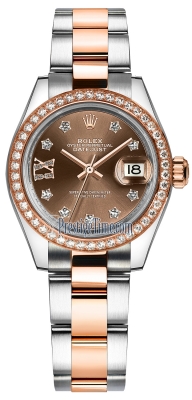279381RBR Chocolate 17 Diamond Oyster