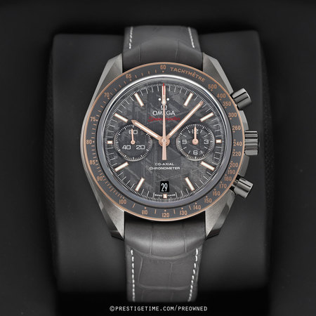 Pre-owned Omega 2025 Speedmaster GREY SIDE OF THE MOON METEORITE 44.25mm 311.63.44.51.99.001
